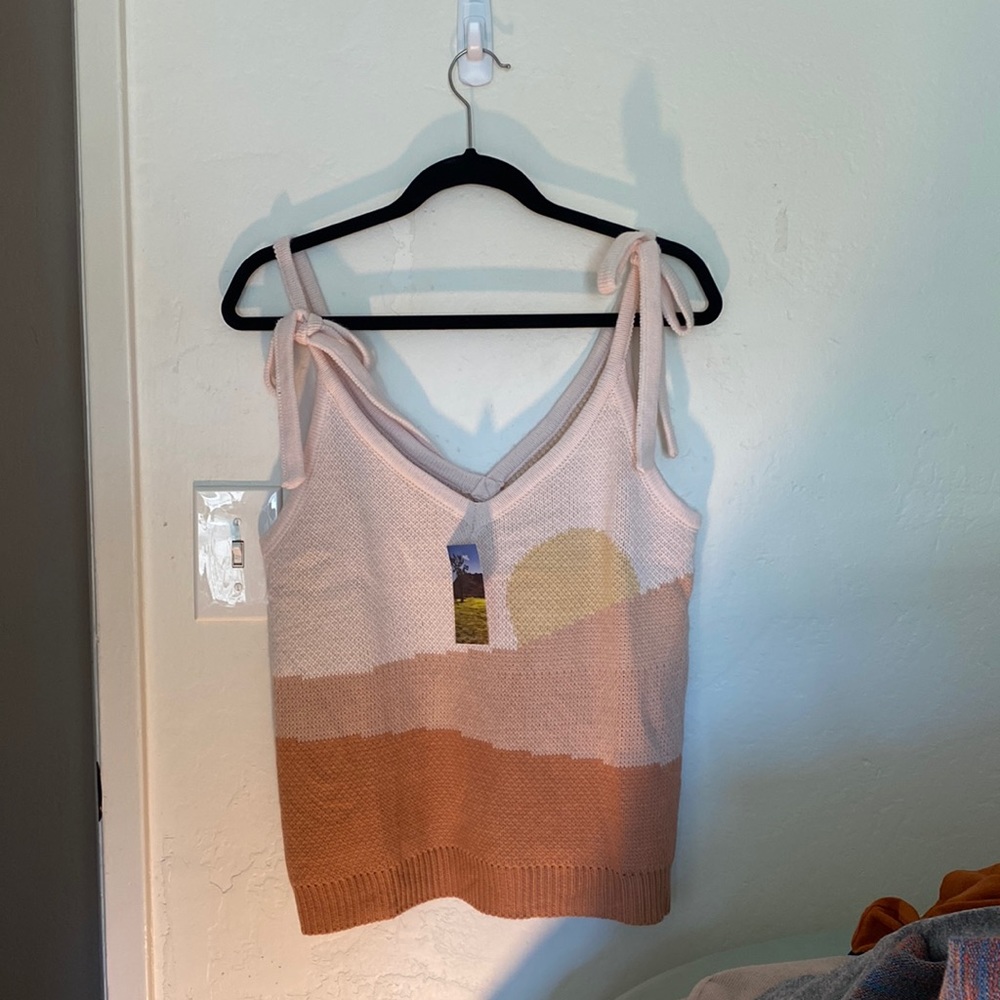 Sweater Tank - Sunset NWT